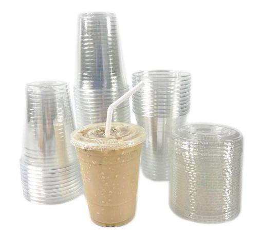 16oz ice coffee cups, plastic cups